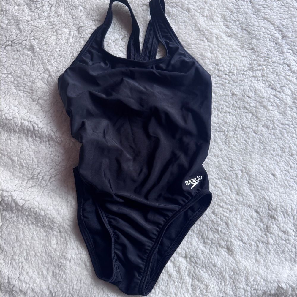 Like new Speedo Girls’ ProLT 1-piece Black - Sz 26 (10)